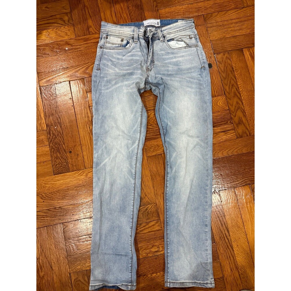 Paper Denim & Cloth Men’s Super Stretch Skinny Fit Jeans Tiberius Blue Sz 30x32